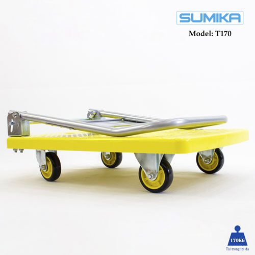 Xe Đẩy Hàng Sumika Sàn Nhựa T170 (Tải trọng 170kg)